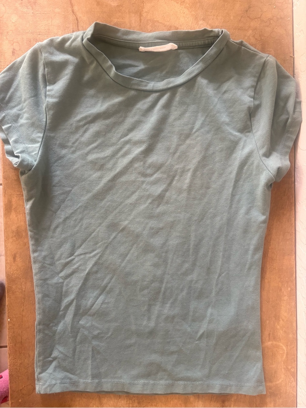 Cotton On Short Sleeve Tee in Sage Blue-Green